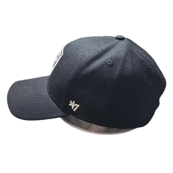 Las Vegas Raiders Adjustable Black‎ Hat By 47 Brand - Picture 4 of 6